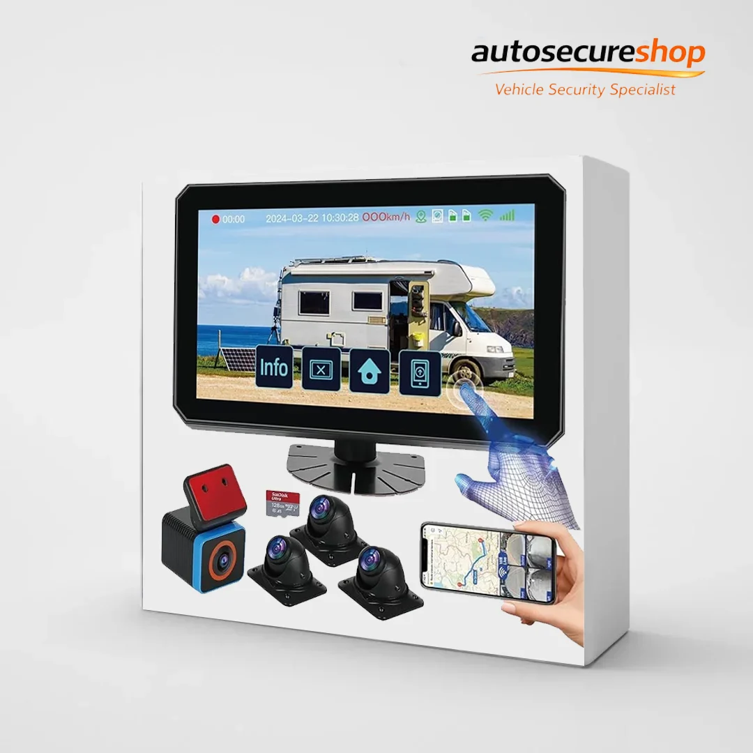 6CH AI 4G WIFI GPS RV Backup Camera System Autosecureshop
