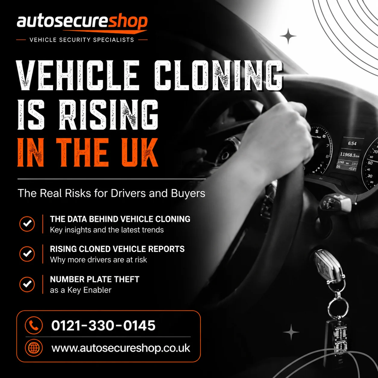 Vehicle Cloning is rising in UK...